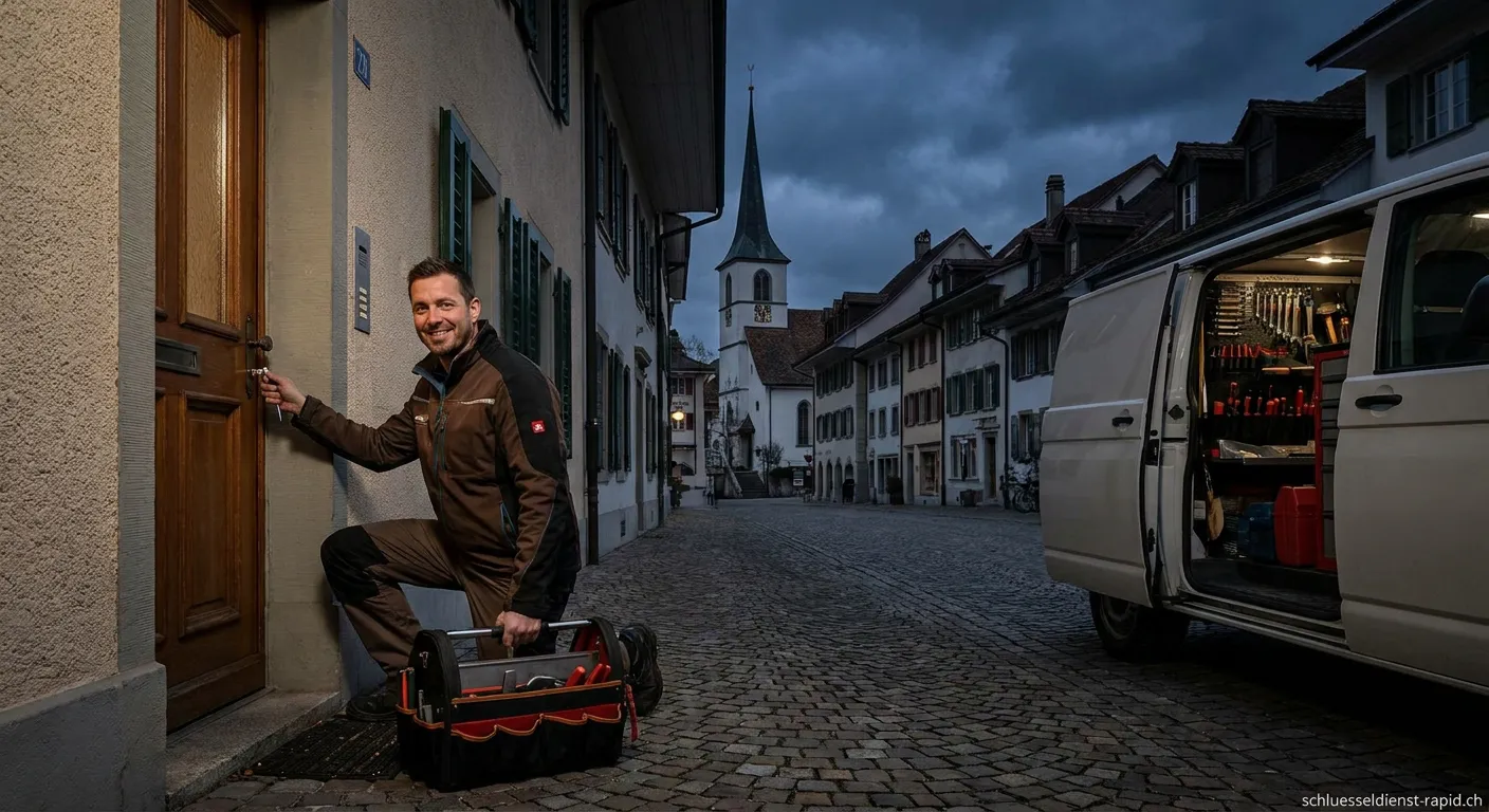 Schlüsseldienst Gossau St. Gallen bei der professionellen Türöffnung
