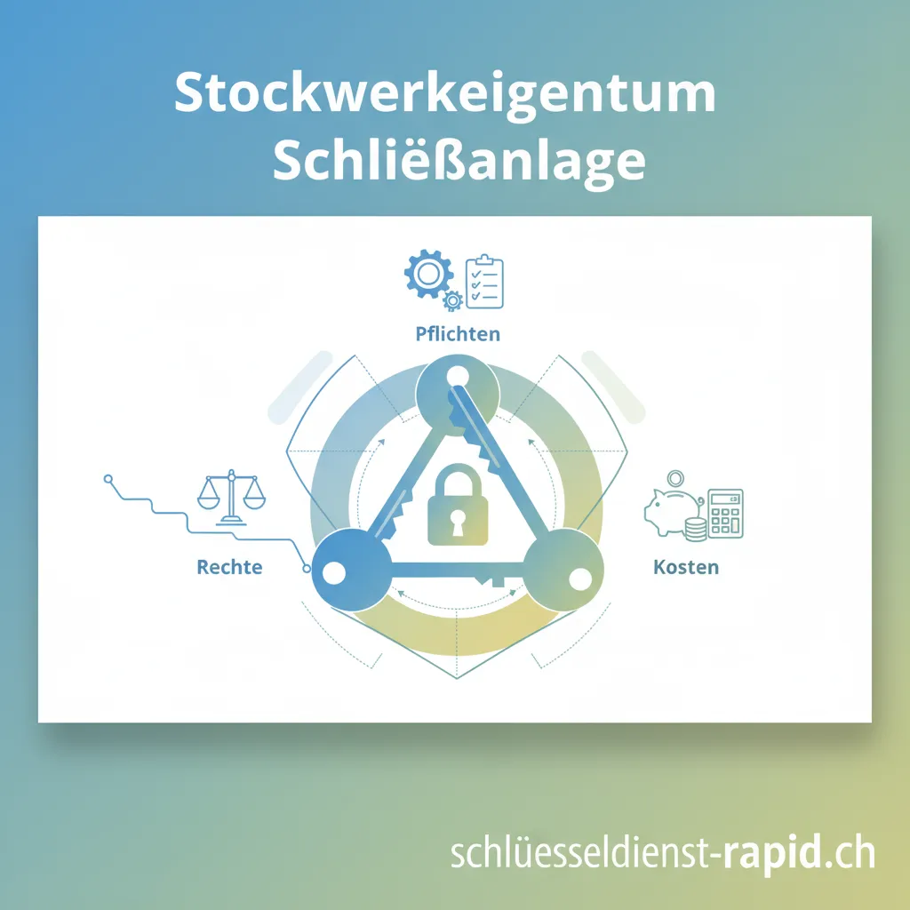 Moderne Schliessanlage für ein Mehrfamilienhaus im Stockwerkeigentum